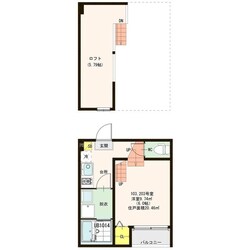 メルヴェイユ東照宮の物件間取画像